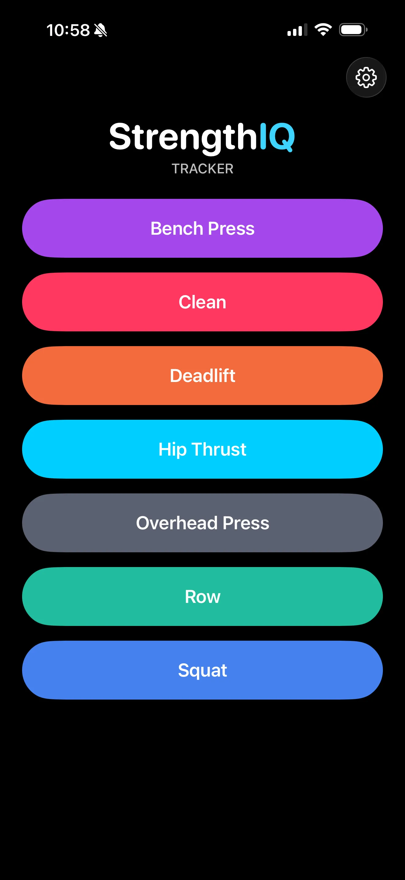 StrengthIQ — a strength training log designed so that workout data never leaves the device.